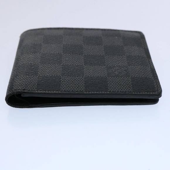 LOUIS VUITTON Damier Graphite Portefeuille Marco Wallet N62664 LV Auth bs10891 - Picture 6 of 16